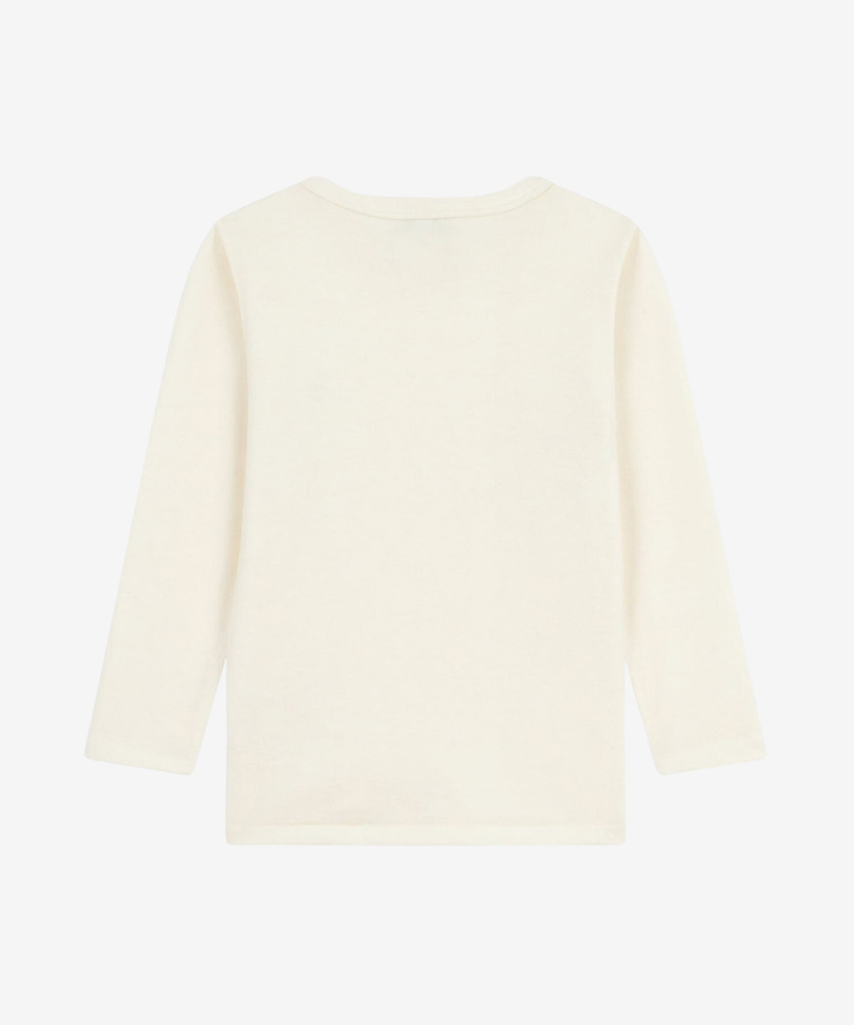 Uld Langærmet T-shirt - Ecru