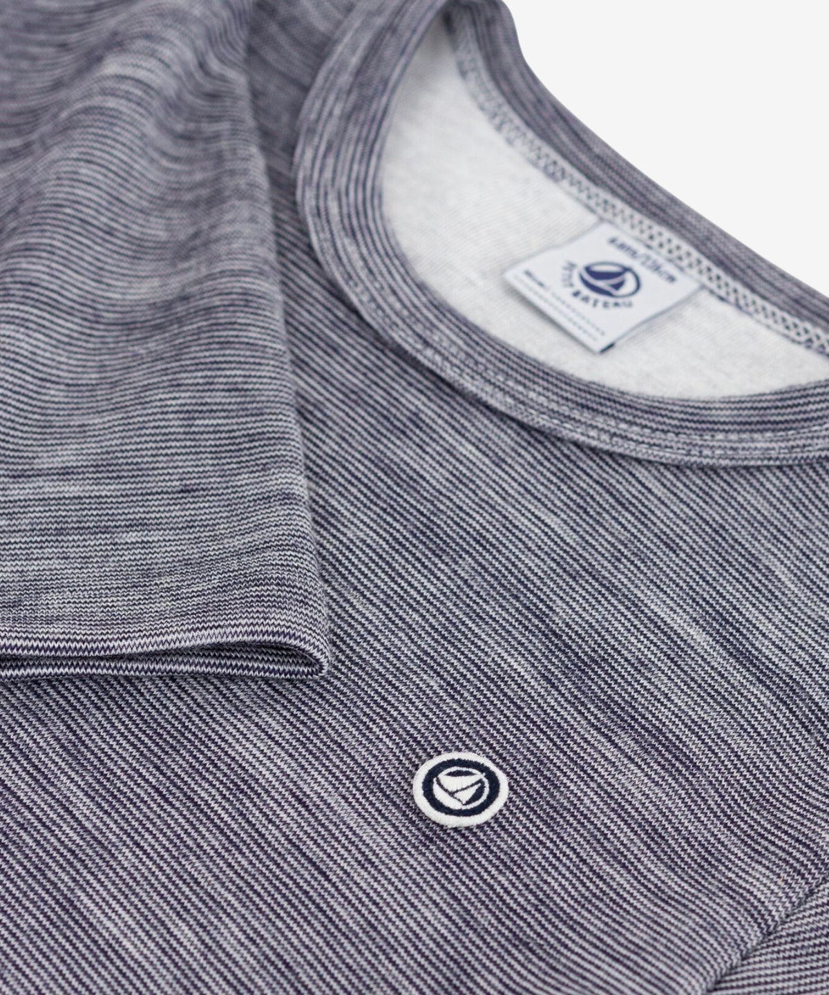 Uld Langærmet T-shirt - Soir/Marshmallow