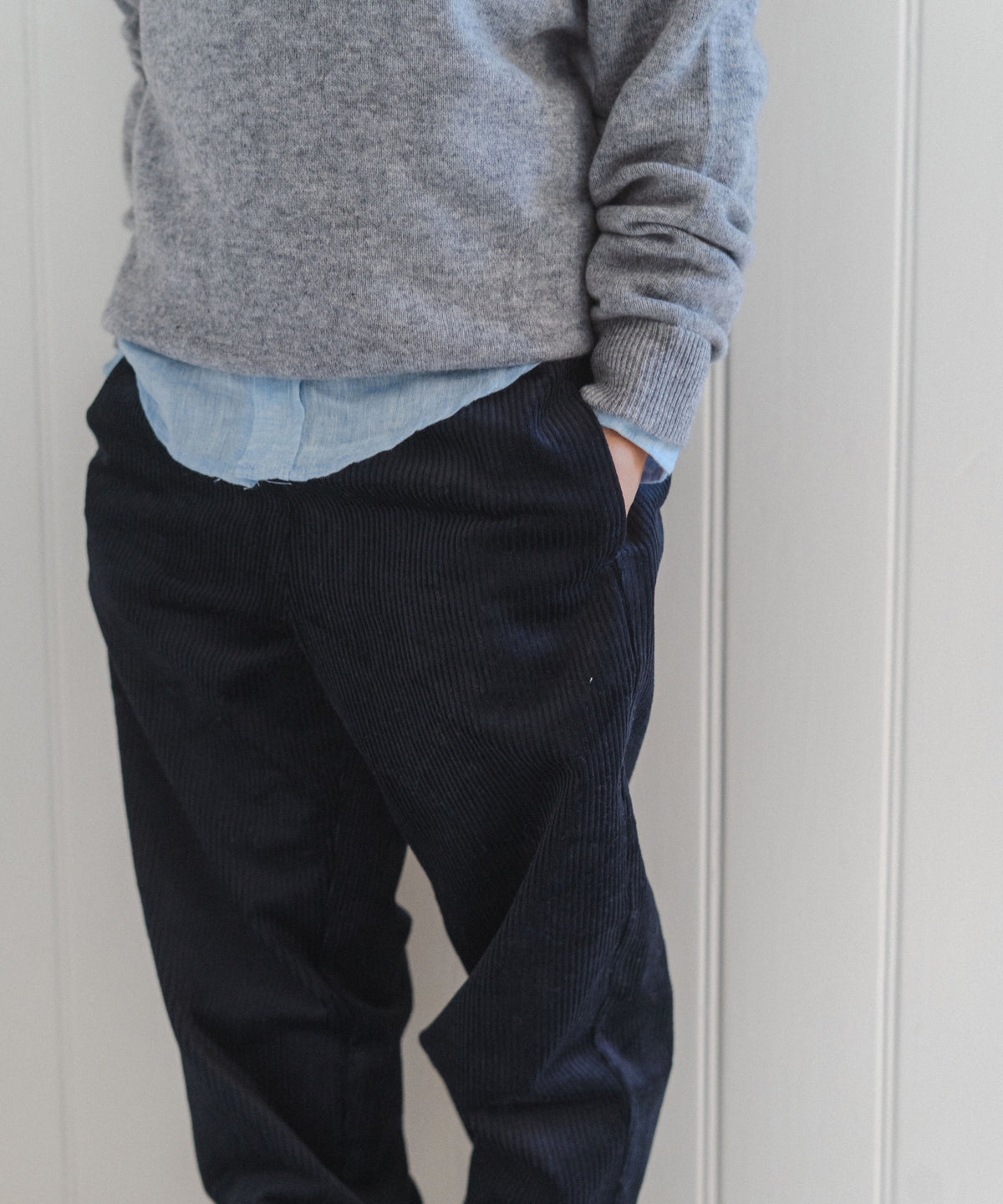 Holly Fløjlsbukser - Deadstock Navy