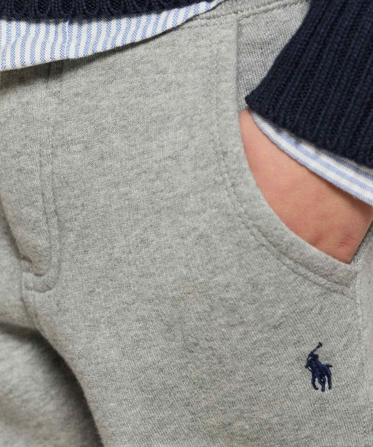 Sweatpants m/Polo-Logo - Heather