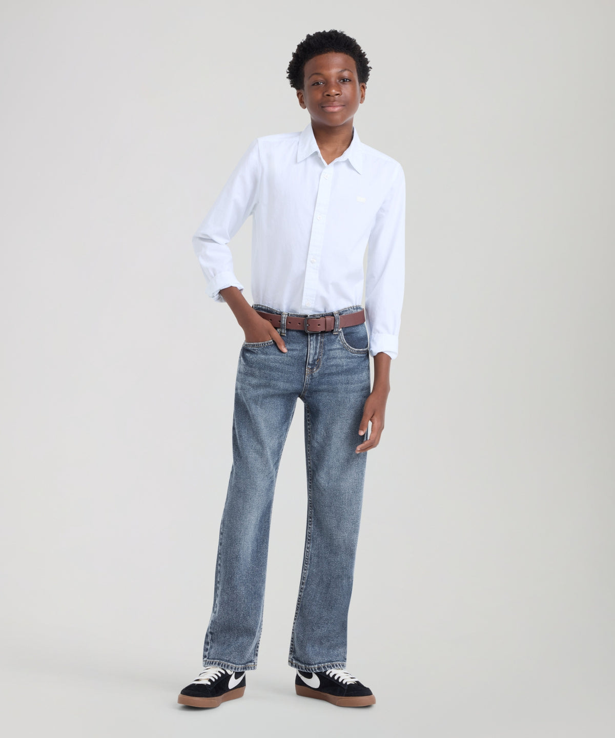 555 Relaxed Straight Jeans - Burbank