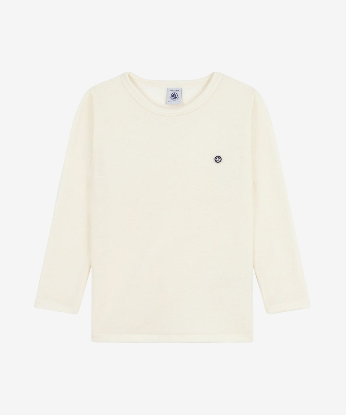Uld Langærmet T-shirt - Ecru