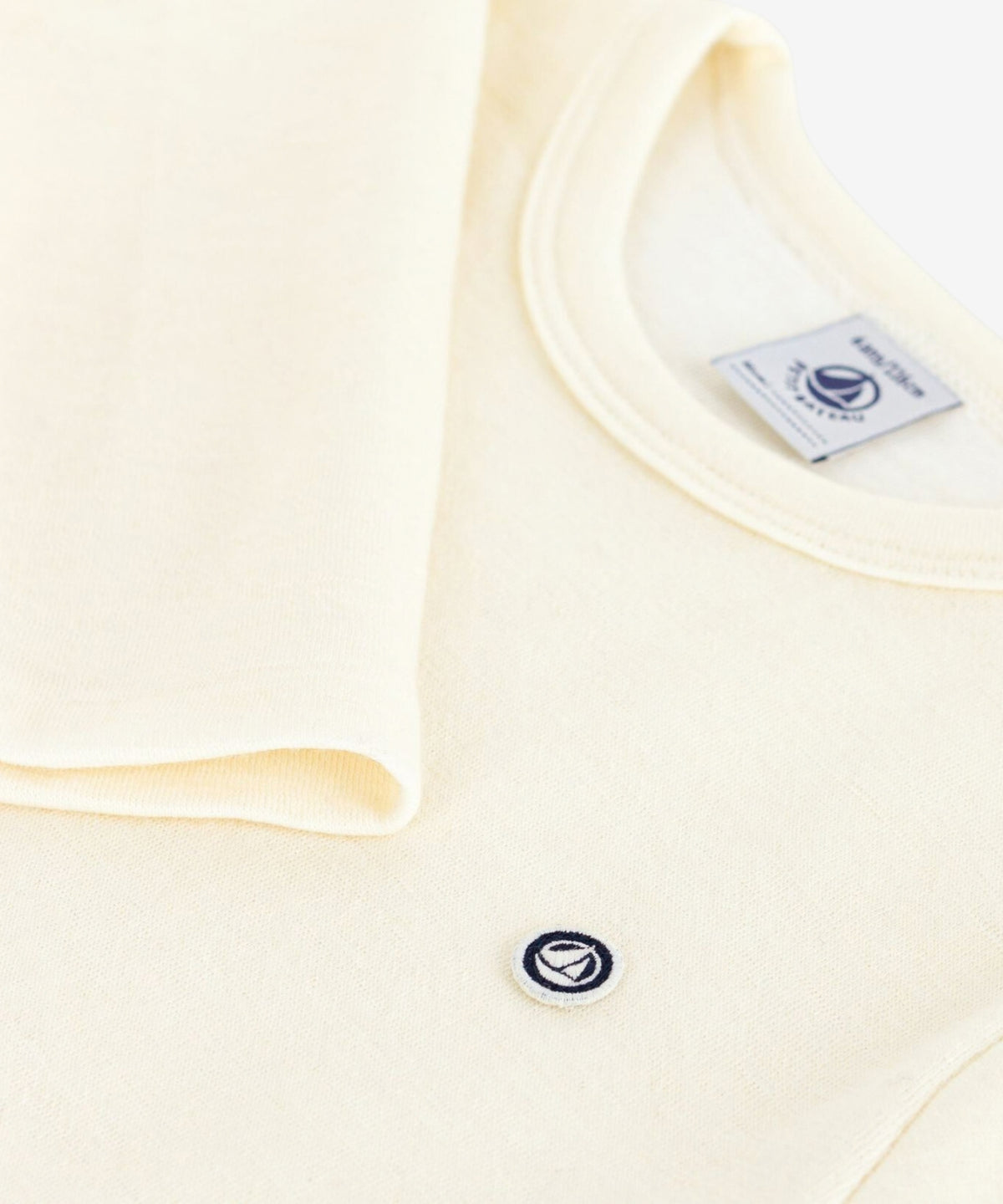 Uld Langærmet T-shirt - Ecru
